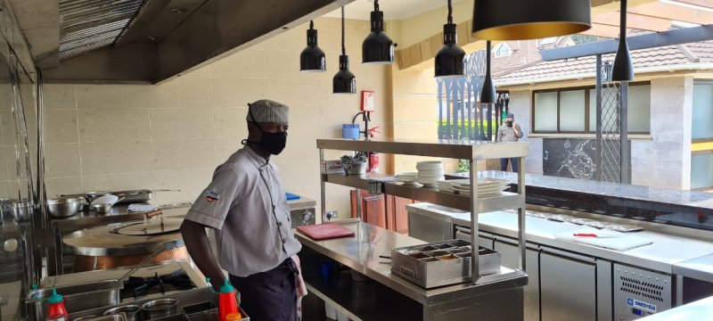Installation of Combined Cooking Storage, Hot pass and Refrigeration - Horse Shoe Village, Karen